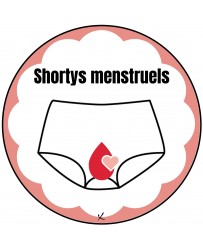Shorty Menstruel - Flux ABONDANT