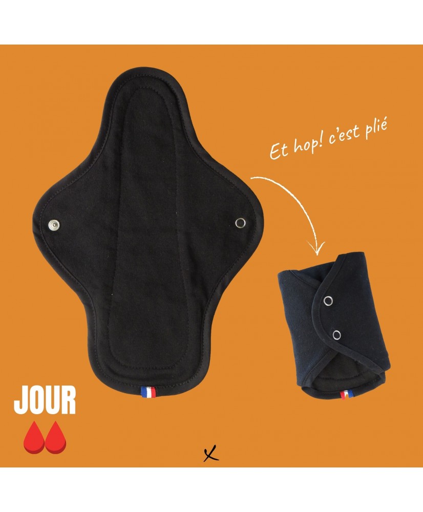 Serviette Hygiénique Lavable JOUR