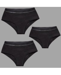 Le Trio Shortys menstruels flux ABONDANT en coton bio
