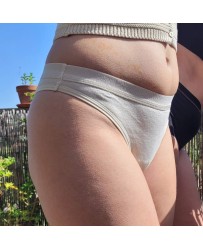Tanga Menstruel - Ecru