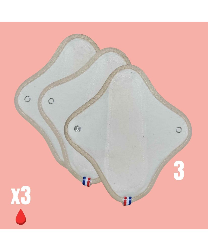Coffret TRIO serviettes hygiéniques adolescentes