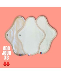 Coffret TRIO serviettes hygiéniques adolescentes