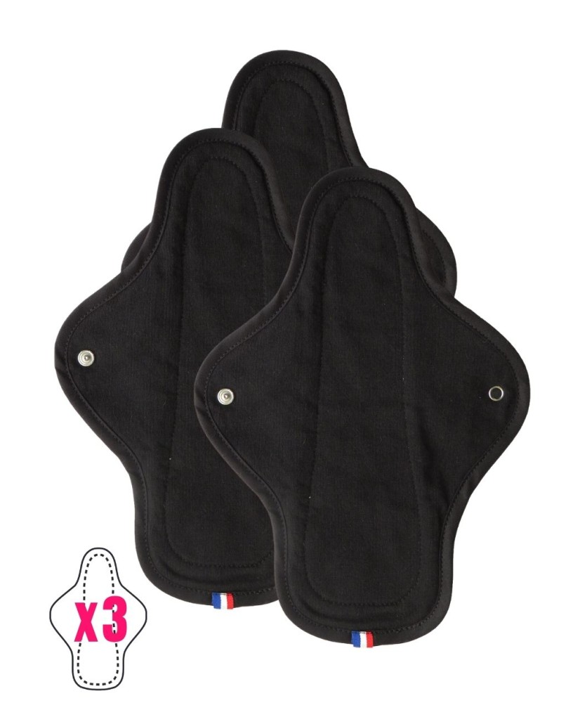 Coffret trio serviettes hygiéniques de JOUR - Bio et Françaises