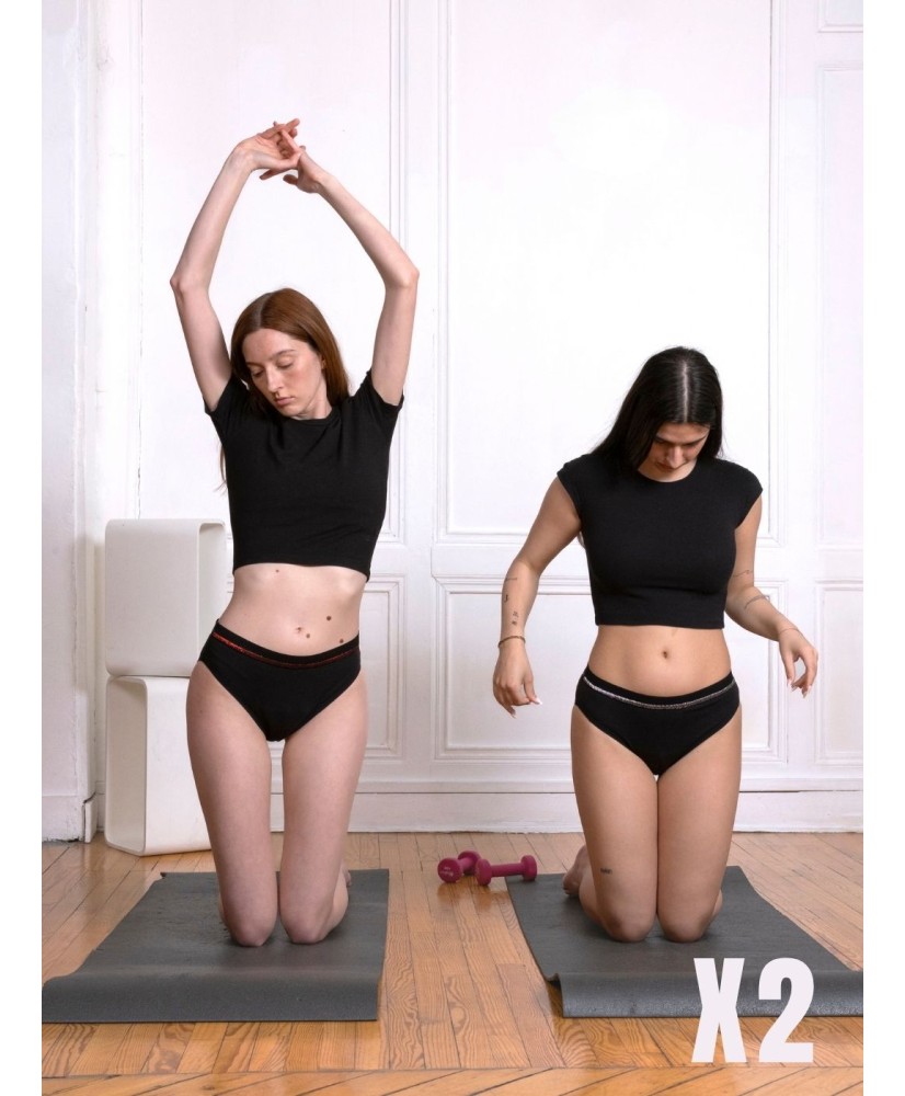 Duo culottes menstruelles flux abondant